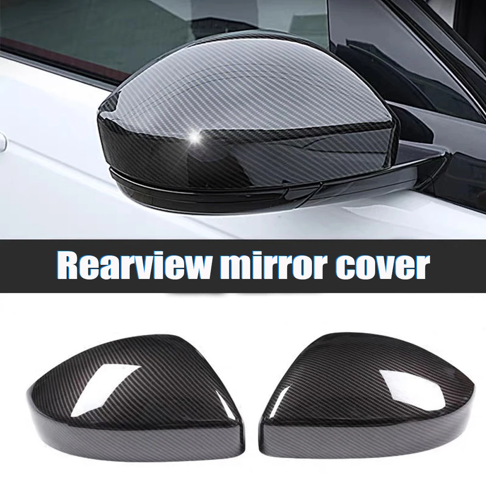 For Land Rover Range Rover Velar Evoque Discovery Sport Rearview Mirror Cover Caps Trim For Jaguar F-Pace X761 E-pace