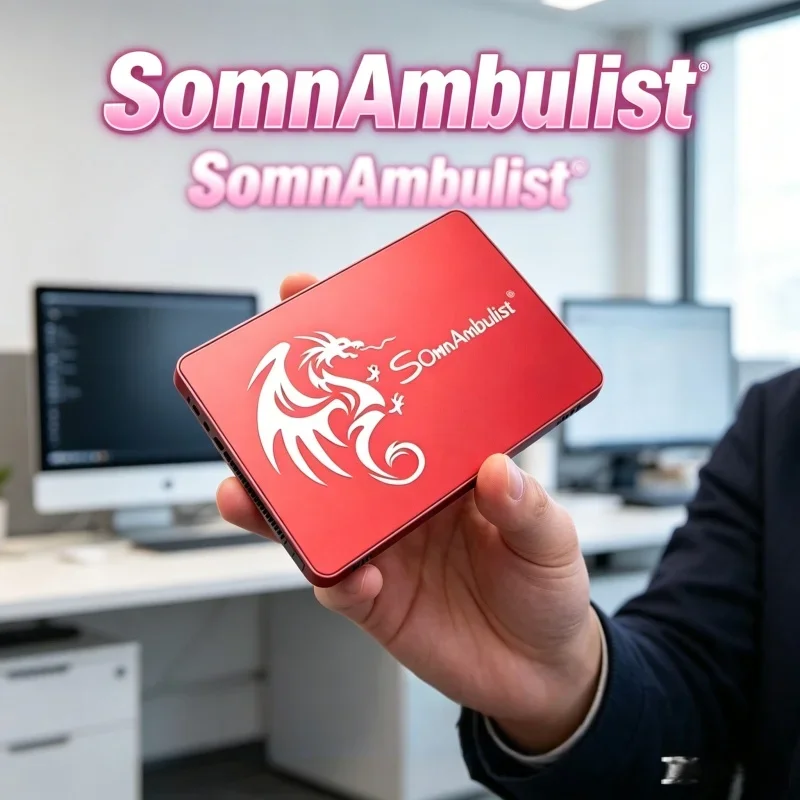 

2026 New Stock SomnAmbulist 2.5" SATA3 SSD Solid State Drive Low Power Consumption For Desktop Notebook PC System Storage