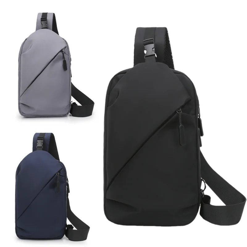 

Новая мужская нагрудная сумка, повседневная спортивная сумка на одно плечо для спорта на открытом воздухе, многофункциональная водостойкая сумка через плечо большой вместимости