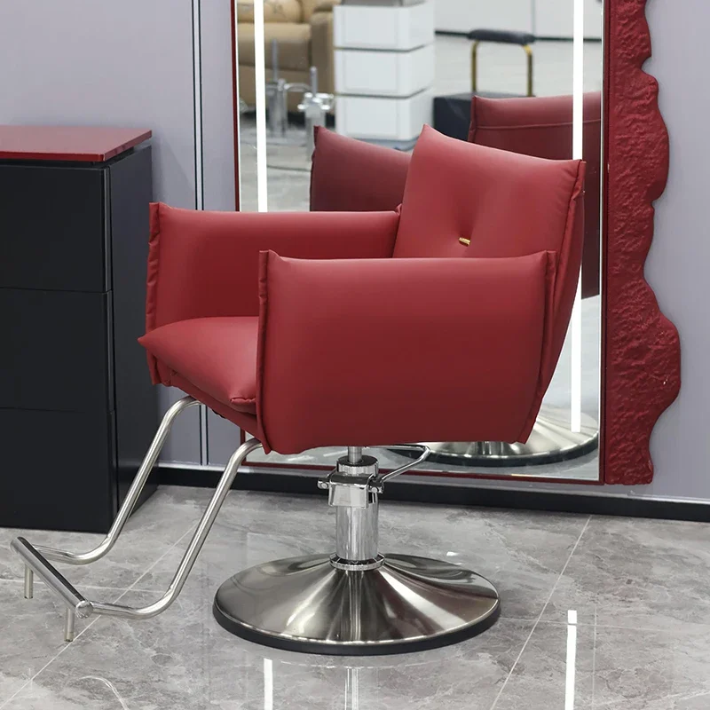 Barber shop chair Hair salon special lifting and cutting hair perm and dyeing hair salon chair