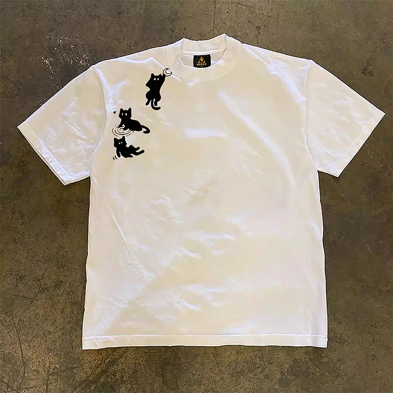 ヘビーウェイト-ルーズフィット-半袖tシャツ-3a260g-純綿-ダブルスレッド-ユニセックス-カジュアルトップス-メンズ＆レディース