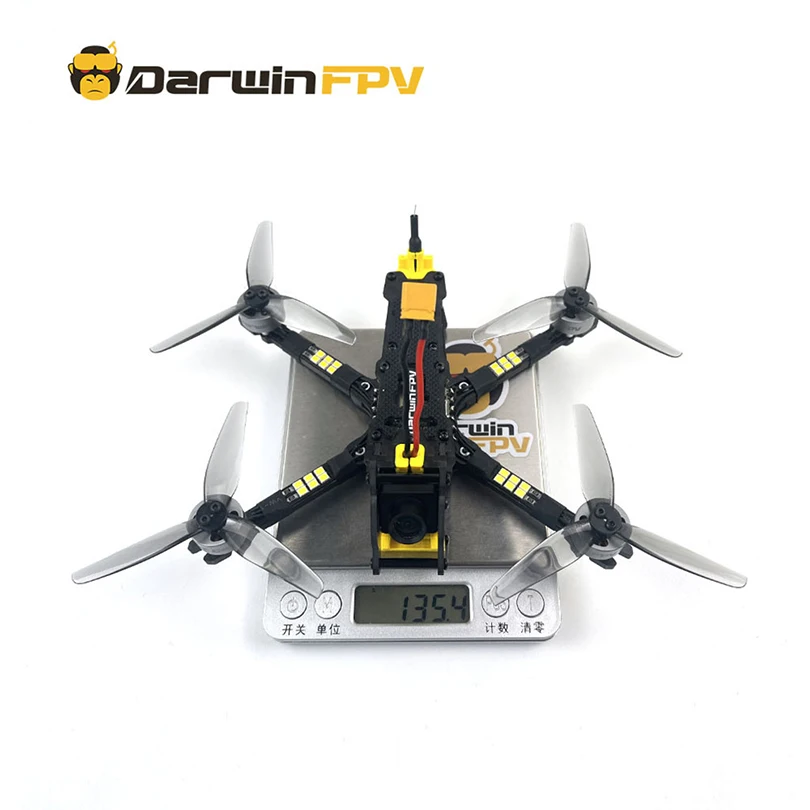 DarwinFPV BabyApe Ⅱ BabyApe 2 HD 3.5 Inch Freestyle 4S 6S FPV Racing Drone 156mm F411 FC 30A ESC Runcam WASP HD Digital System