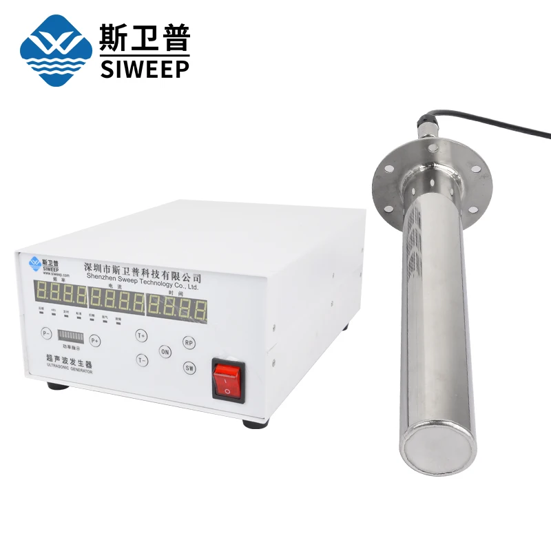 Immersible 28KHz Ultrasonic Transducer Rod Vibrator Plates Oil Sonic Homogenizer Mixer for Industry Ultrasonic Cleaner Machine