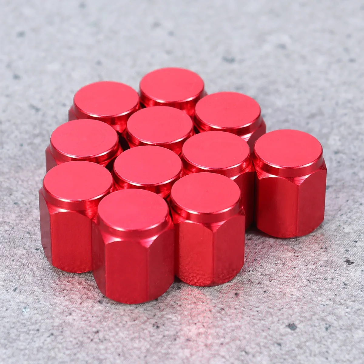 10Pcs Hexagon Bike Caps Aluminum Alloy Anti Rust Sealing Roadbike Easy Installation Random Color Bicycle Aluminum