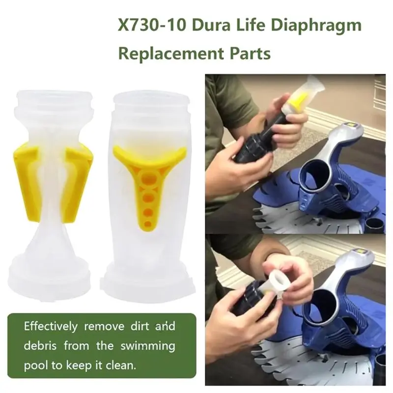 A68P-K43D Professional X73010 Pool Cleaner Diaphragm Silicone Diaphragm Part For Pool 2Pc