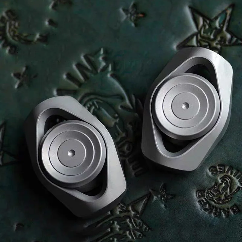 Gyroscope Fidget Spinner EDC en acier inoxydable adulte main Spinner Fidget jouets tdah outil soulagement du Stress jouets bureau jouets