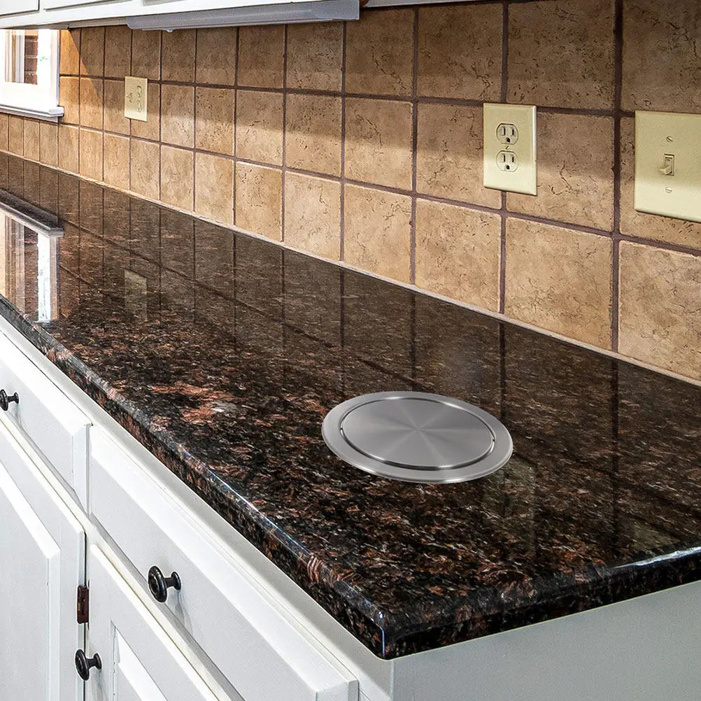 

Крышка для мусорного бака из нержавеющей стали, встраиваемая, для кухни, ванной, отеля, для больших мусорных контейнеров