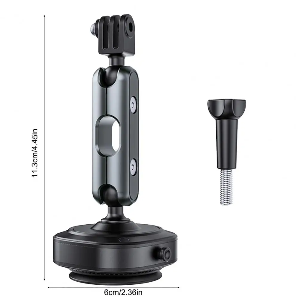 حامل كاميرا رياضي قابل للطي كاميرا الحركة شفط كأس جبل ل GoPro ل Insta360 ل DJI 360 درجة زجاج سيارة جبل