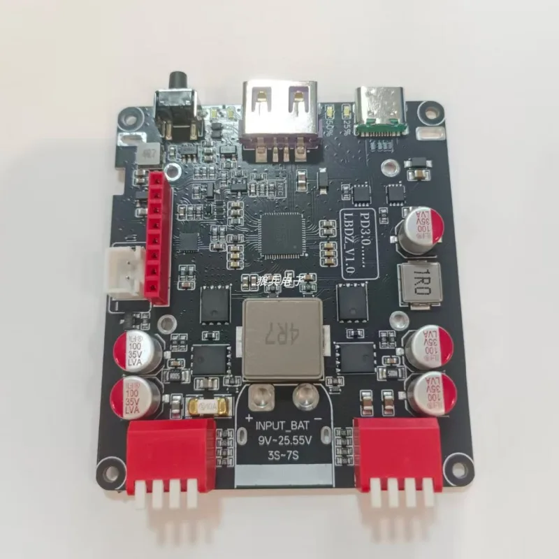 100W Bidirectional Buck‑Boost Fast Charge Module 2‑7S Lithium Ion Charging Board Temperature Control Support External Display