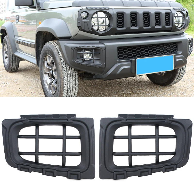 For Suzuki Jimny JB64 Sierra JB74W 2019-2023 Modified FogLight Protective Cover 2PCS Car Accessories