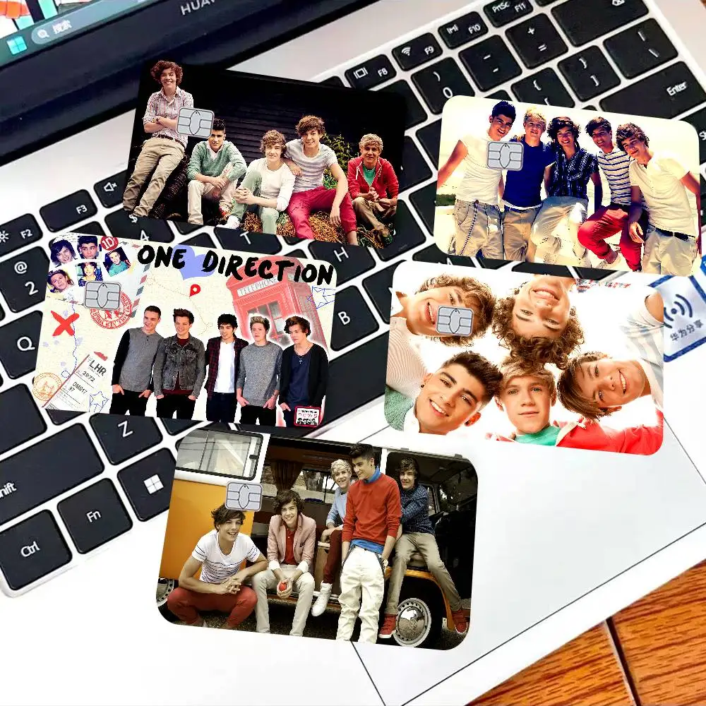 O-One Band D-Directions Game Anime Sticker Film Skin Cover Case for Small Large No Chip Debit Credit Card Front Side