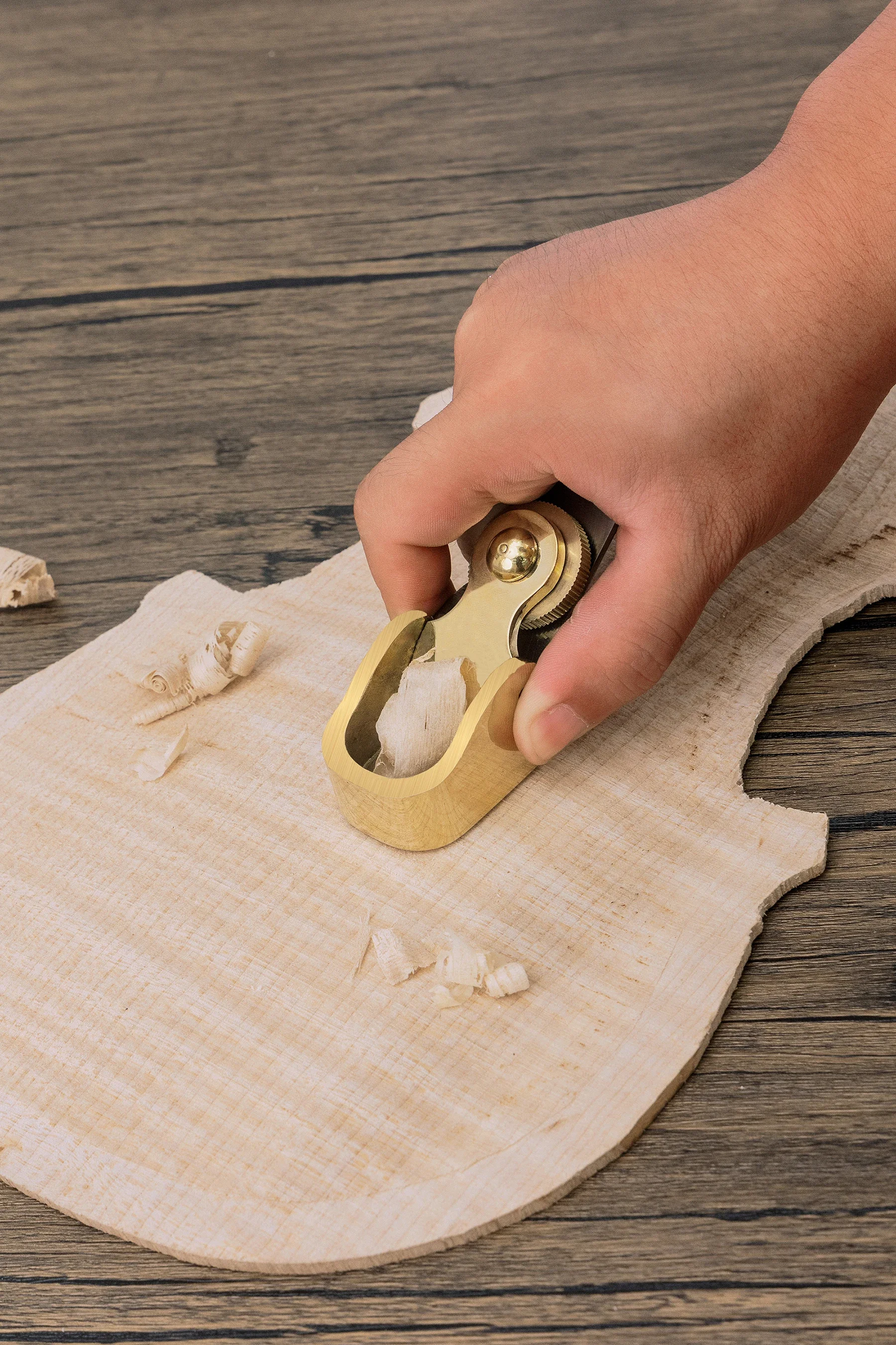 HSS Plane Cutter Pure Brass Plane Convex Flat Bottom copper Planes Curved Bottom Violin Luthier Making thumb Tool Woodworking