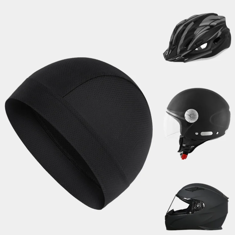 Summer Quick Dry Breathable Mesh Skull Beanie Cap Unisex Hiking Running Sport Cap Cycling Under Helmet Liner Sweat Absorbent Hat