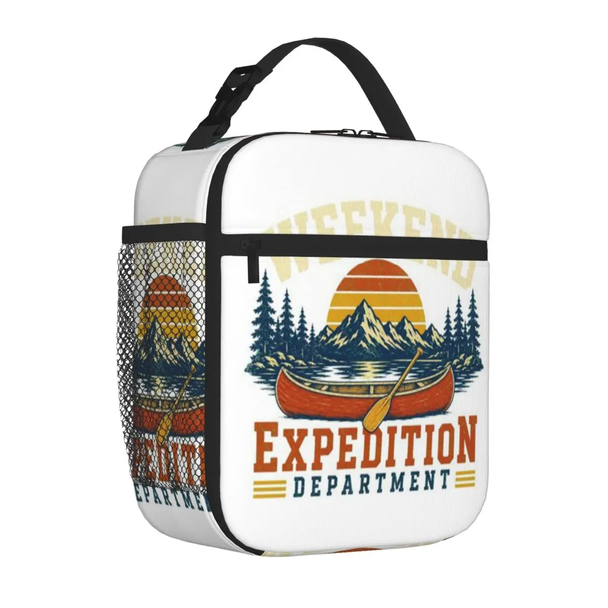 Hot Sale Weekend Expedition Department Light Luxury Insulated Lunch Pouch Classroom Meal Carry Lunch Bag
