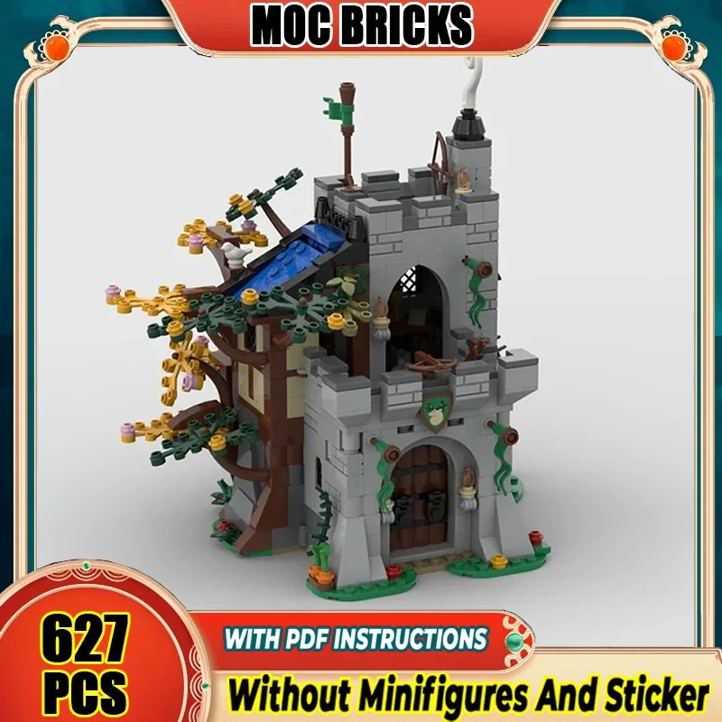 

Medieval Military Castle Model Moc Building Bricks Forest Outpost Technology Modular Blocks Gift Christmas Toy DIY Sets Assembly