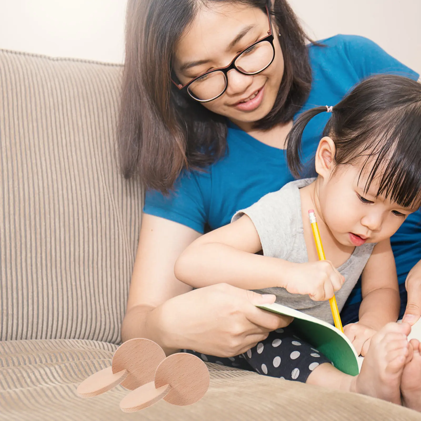 

Набор деревянных соединяющихся колец для развития координации рук и глаз, сенсорная развивающая игра для развития творчества и логического мышления