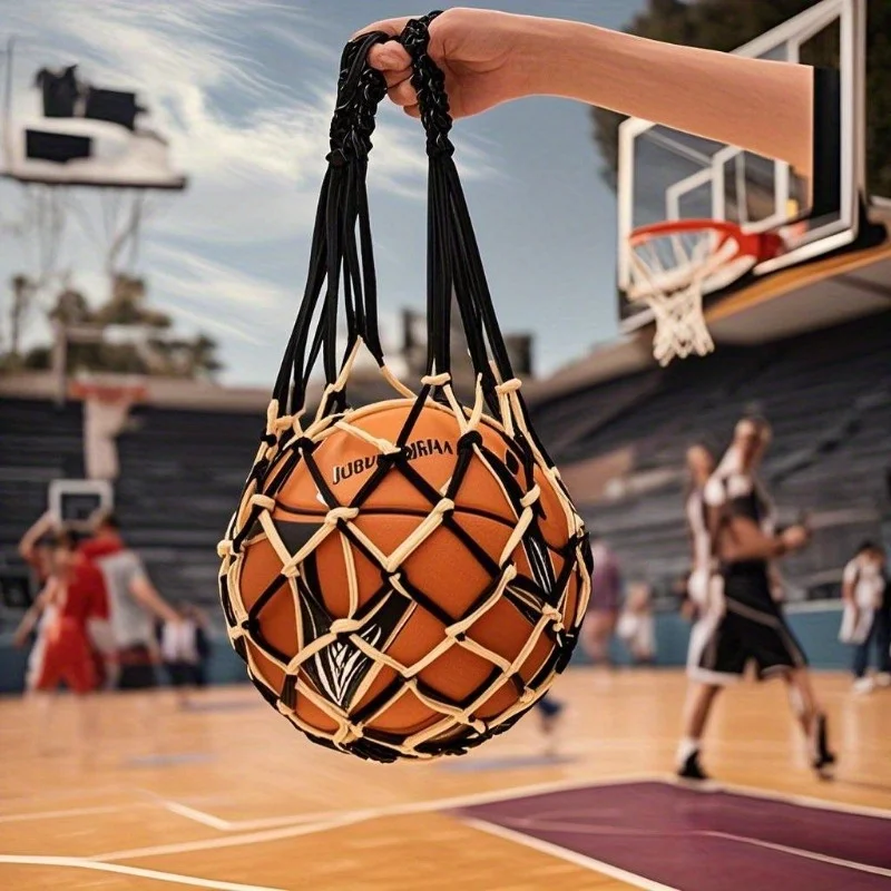 دائم النايلون كرة السلة كرة القدم صافي حقيبة كرة السلة كرة القدم الكرة الطائرة صافي حقيبة حقيبة التخزين كرة القدم صافي حقيبة #3