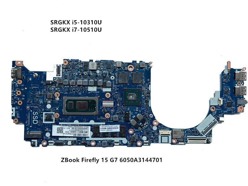 6050A3144701 Mainboard For HP ZFirefly14 G7 Laptop motherboard with i5 i7 10th Gen CPU 8G 16G  RAM M07114-501 100% test