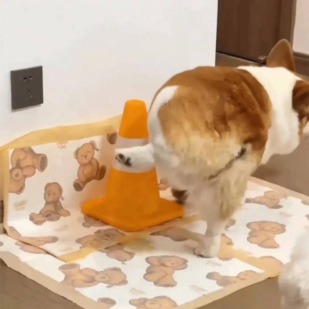 Male Puppy Pee Pillar Potty Training Marker Cone Indoor Dog Toilet Guidance Accessory Household Pet Urination Behavior Aid Tool