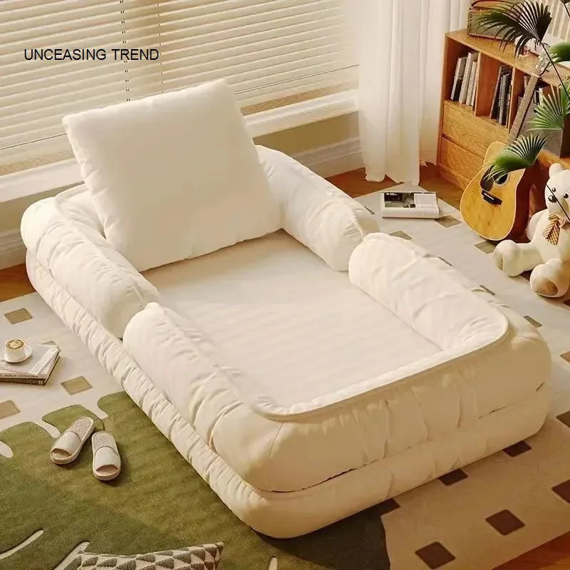 Фланелевой складной ленивый диван, шесть режимов регулировки, диван-кровать, двухместная комната, спальня, татами, гигантский пуф, мебель для гостиной
