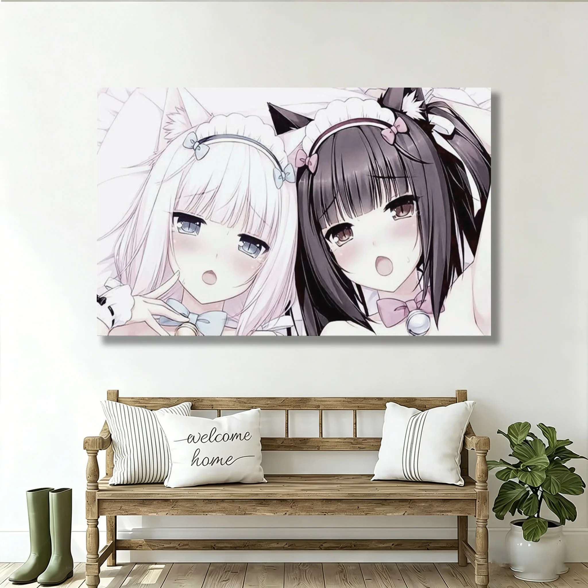Nekopara Nyanko Kawaii Cute Moe Girl Tapestry Suitable For Home Bedroom House Dorm Wall Decoration Perfect Gift For Friends