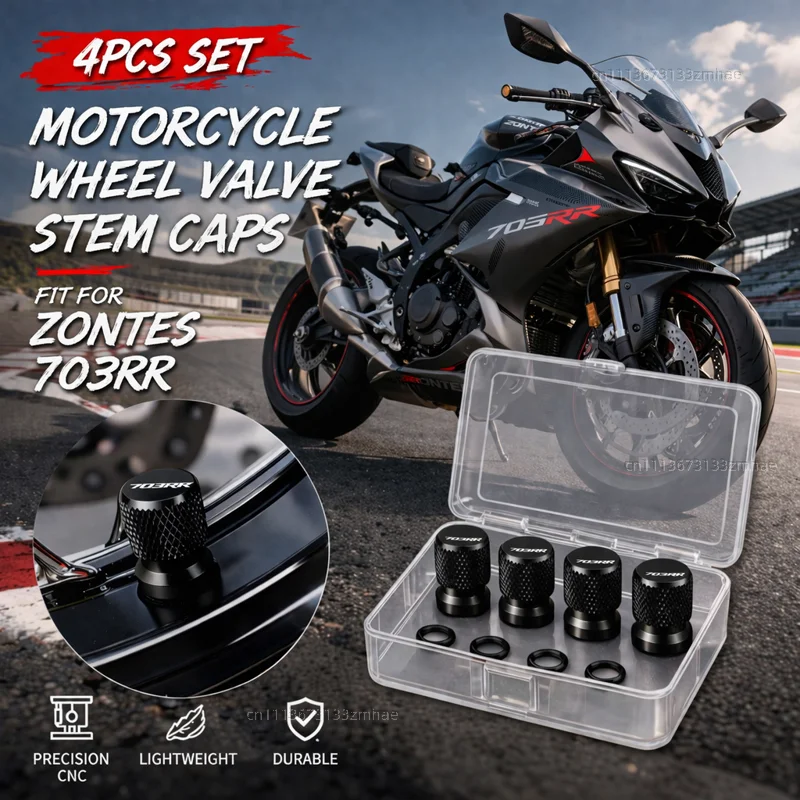 

For ZONTES 703RR 703 RR rr 2025 2024 Motorcycle Accessories CNC Aluminum Tire Valve Stem Cap Air Port Cover Dustproof Wheel Rim