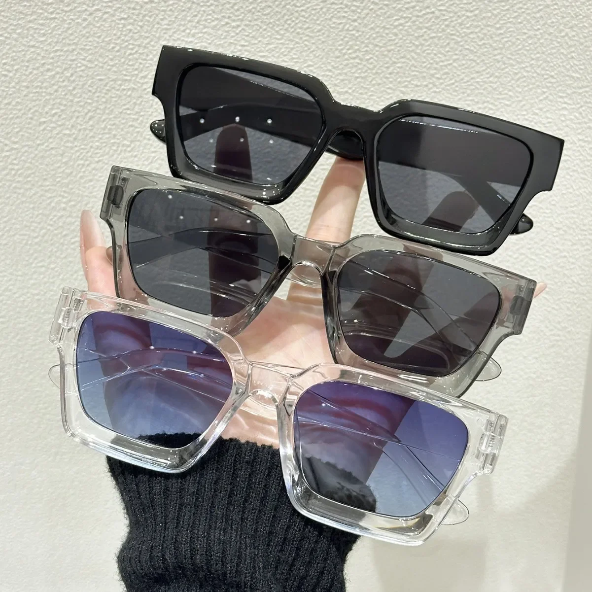 

New Vintage Square Sunglasses Women Men Brand Rectangle Sun Glasses Female Oval Eyewear Sunglasses for Male Female Eyeglasses