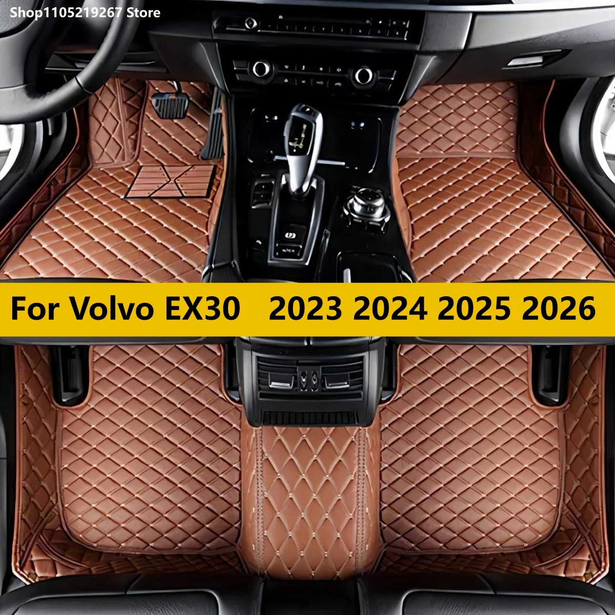 

Car Floor Mats For Volvo EX30 2023 2024 2025 2026 Auto Carpets Foot Coche Accessorie
