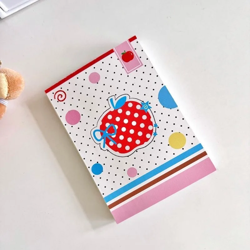 Cuaderno Coreano Bonito con Diseño de Manzana Bobo, Original A6 con Puntos, 32 Estilos de Páginas Interiores, Agenda para Estudiantes, Libro de Planificación, Libro de Contabilidad