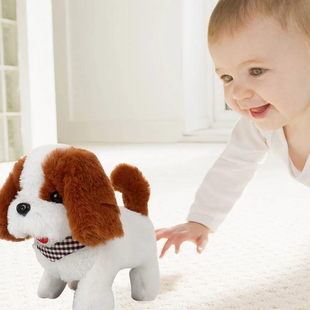 

Электрическая ходячая собака-гавкачка для детей из высококачественных, безопасных для кожи материалов – лучший подарок для мальчиков и девочек, забавная домашняя игрушка