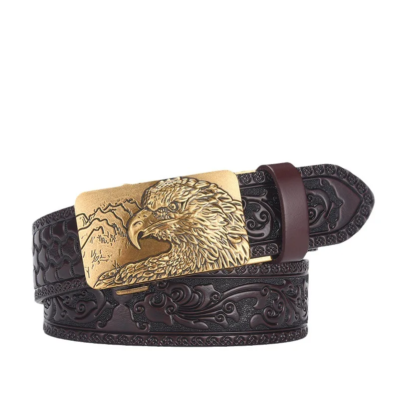 2025 ใหม่! เข็มขัดหัวเข็มขัดอัตโนมัติของผู้ชายอินเทรนด์การออกแบบที่ครอบงําการแกะสลักส่วนบุคคลเหมาะสําหรับกางเกงยีนส์ลําลอง