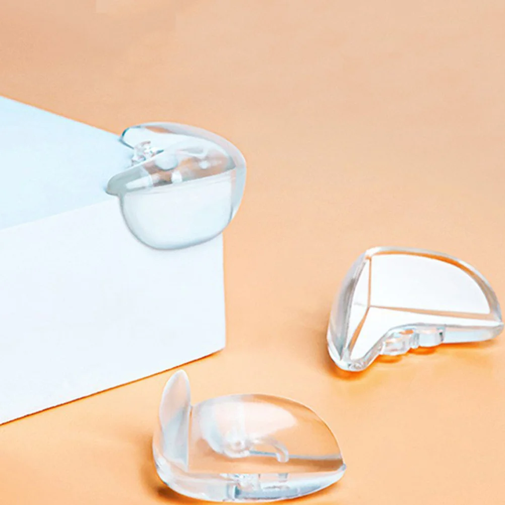 

20 шт., прозрачные мебельные угловые ограждения, защита от столкновений, защита для детей, защита от детей, угловые бамперы для стола, стола