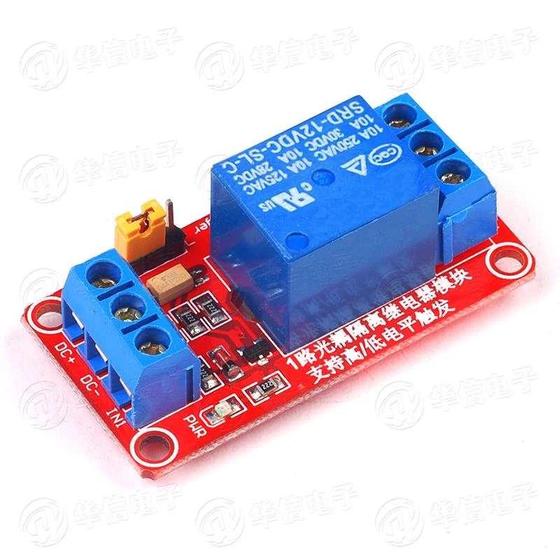 10pcs/lot 1 2 4 8-Channel 5V12V24V Relay Module with Optocoupler Isolation Supporting High and Low Level Triggering  Board