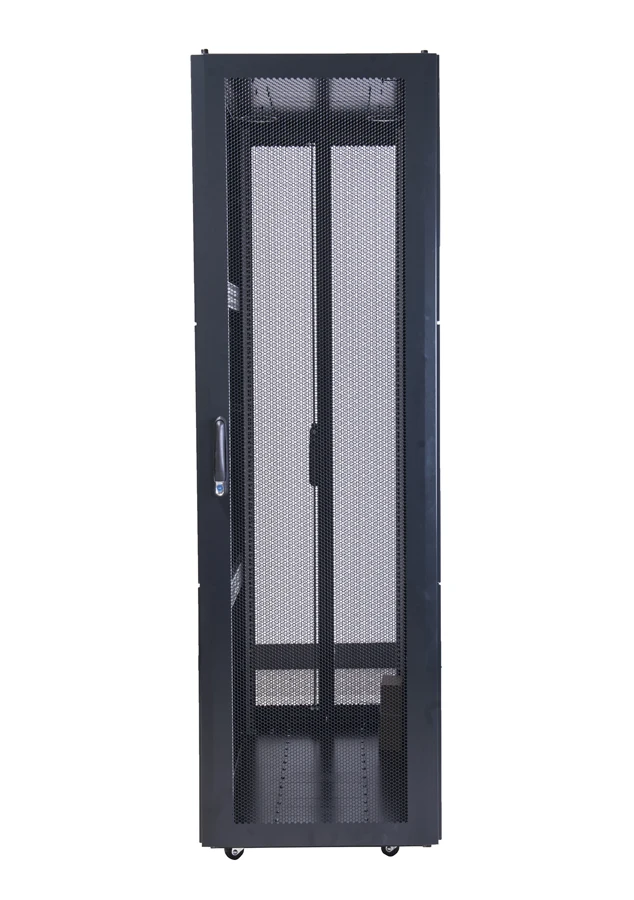 42U 600 1000mm 19-inch rack-mounted floor-to-ceiling data center 2-door network server cabinet SPCC steel IP20 protection