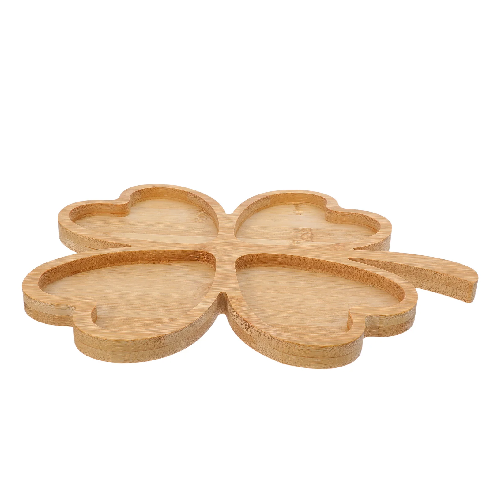

Clover Tray Set for Kitchen Organization Storage Bins Household Supplies Decorative Serving Platter Four Leaf Clover Tray
