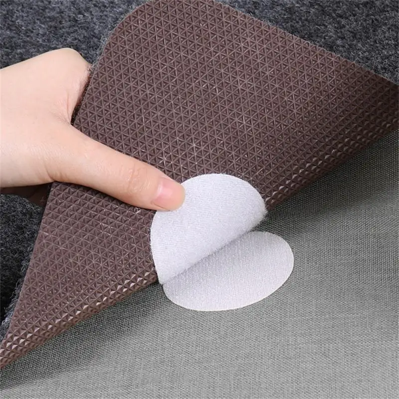 5Piars Self Adhesive Fastener Tape Extra Strong Carpet Fixing Sticker Double Side Hook-and-loop Fastener Car Adhesive Tape Fixed