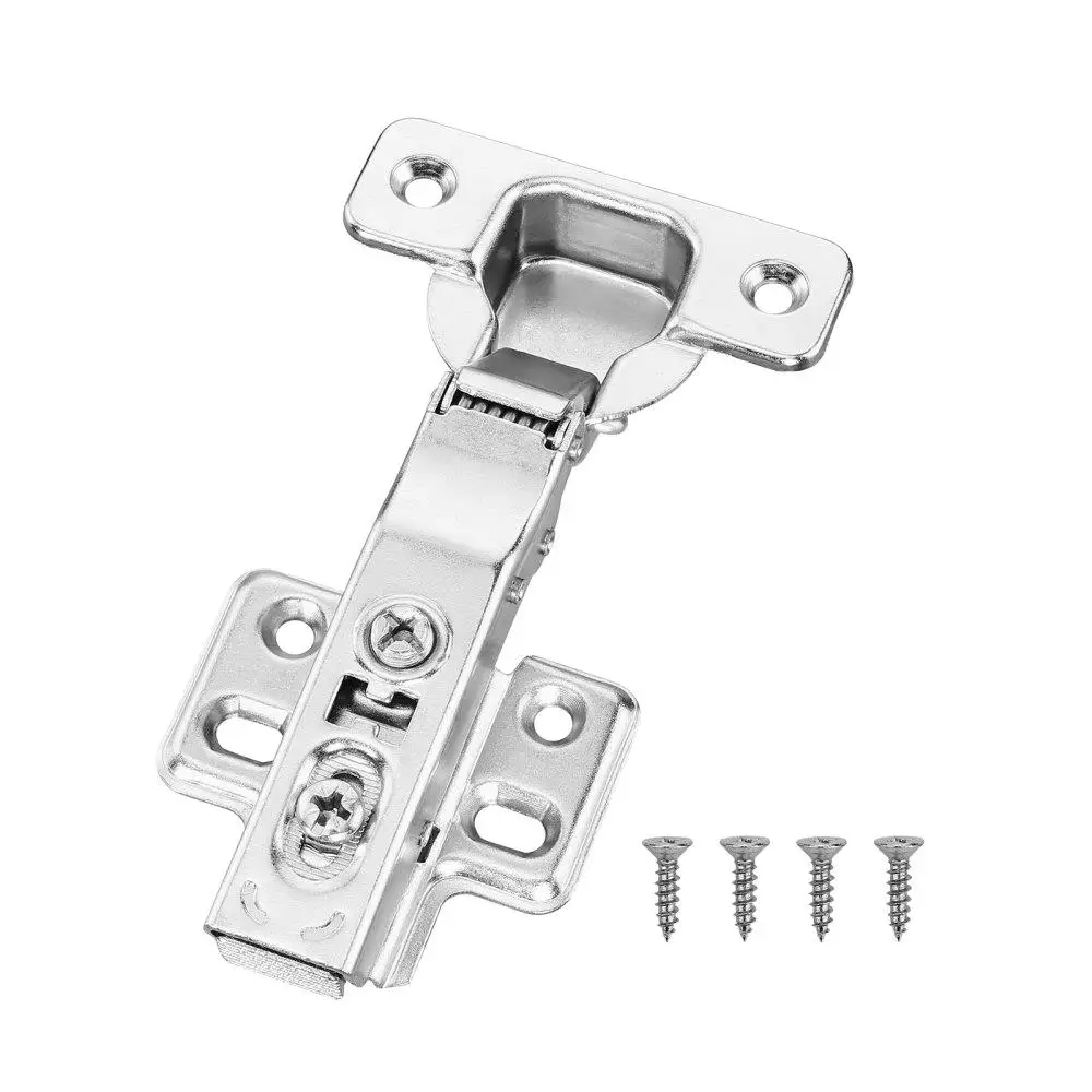 

60Pcs Soft Close Cabinet Door Hinges For frameless Cabinets Full Overlay Design Silent Closing Sturdy Long-lasting