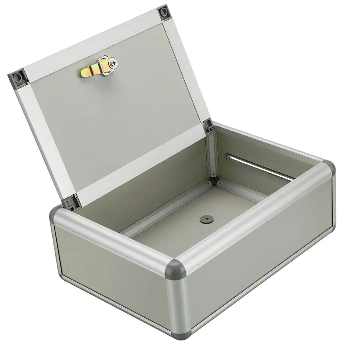 11 Inch Aluminum alloy Wall Mounted Post Mailboxes Newspaper Mail Box Letter Post Storage Outdoor Lockable Key Suggestion Box