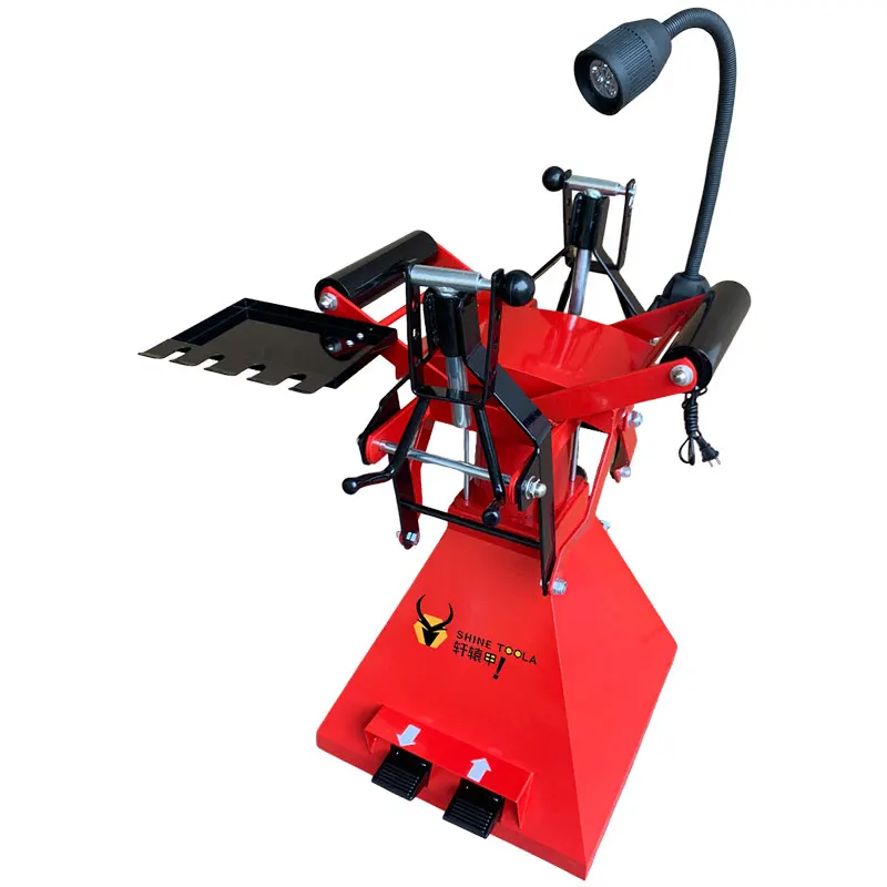 

Pneumatic Tire Expansion Machine Spreader Pedal Type with Air Valve Control Tire Repair Tool
