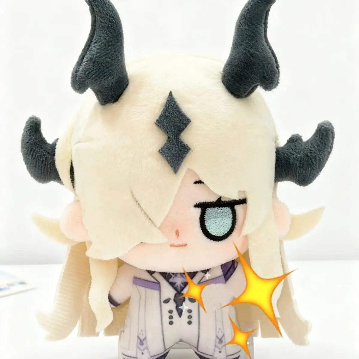 

Arknights 10cm Eblana Kawaii Anime Cosplay Starfish Body Plush Doll Dango Mini Pendant Keychain Dolls Toy