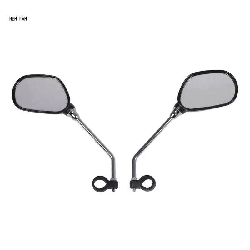 

2pcs Long Handle Bicycles Mirroring Revolving Safe Rearview Looking Glass M89D