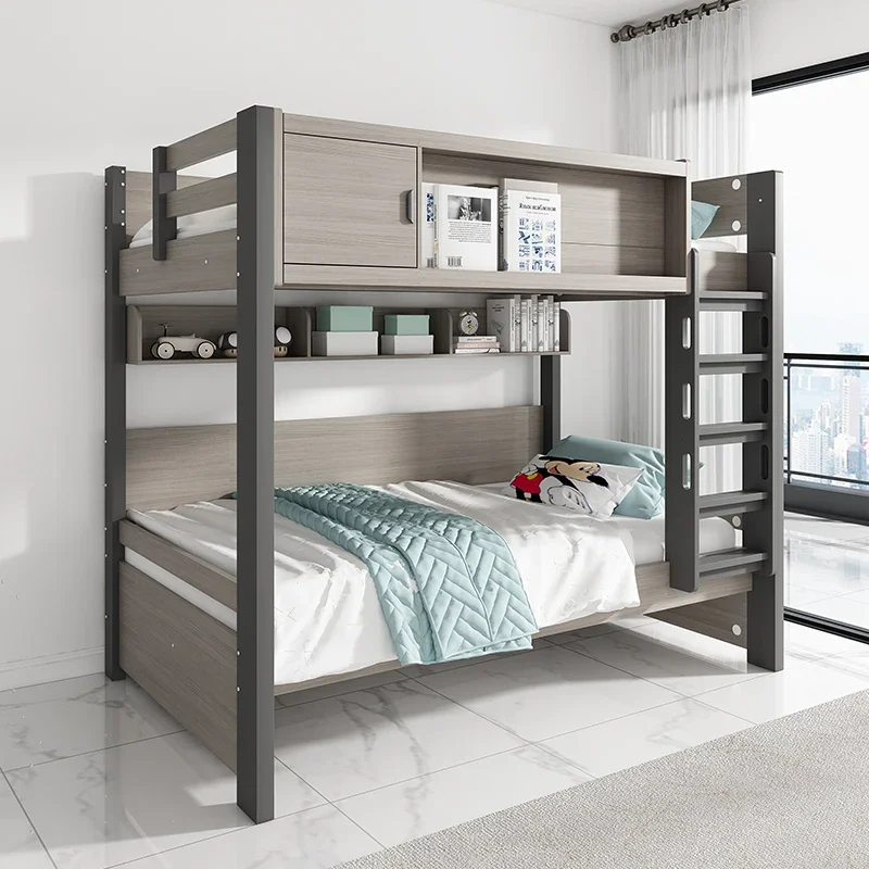 Bunk bed Boys two-layer mother-child  Split floor with the same width on and off the bed Adult multi-functional small apartment