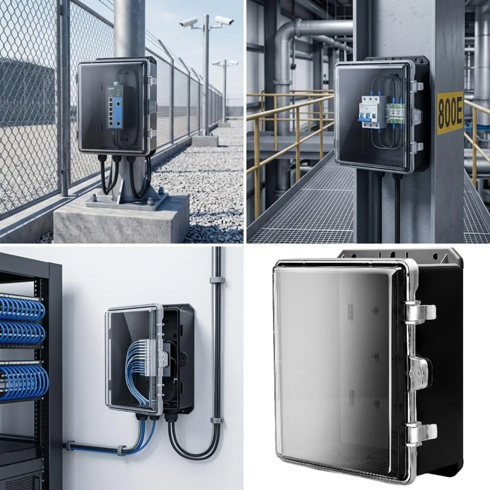 Electrical Junction Box Distribution Protection Easy to Install Versatile Hotels Outdoor Enclosure