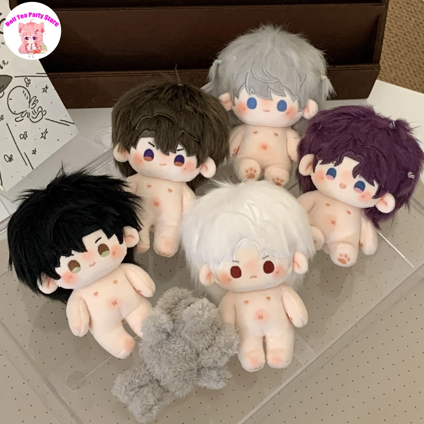 ぬいぐるみ ノーマルボディ ビーンアイズ ﻿ シリーズ10CM ラブアンドディープスペース ザビエル・ゼイン・ラファエル・シルス・ケイレブ ペンダントトイ ぬいぐるみ