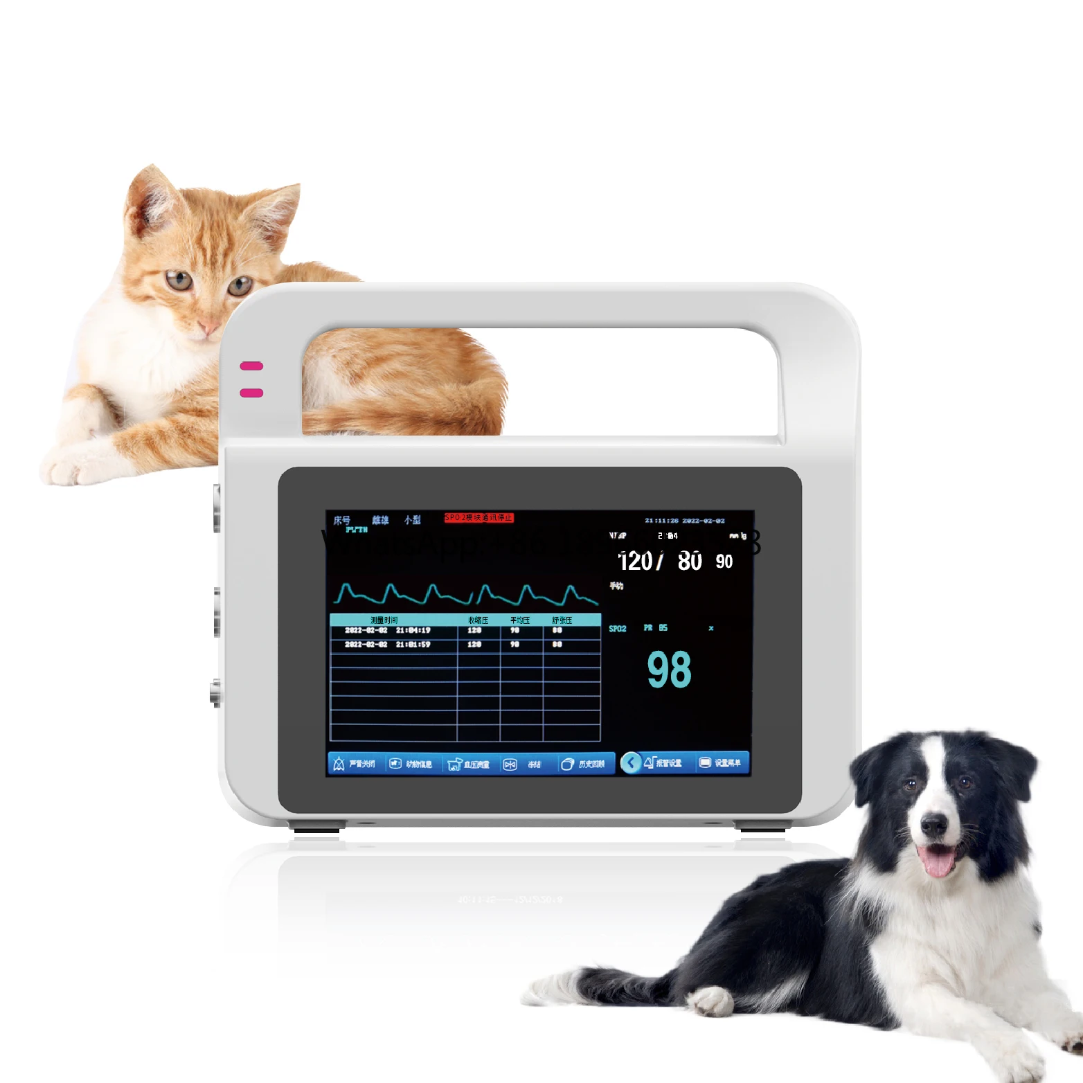 

Veterinary Hospital Pet Icu Medical Multi Parameter Medical Vital Signs Monitor