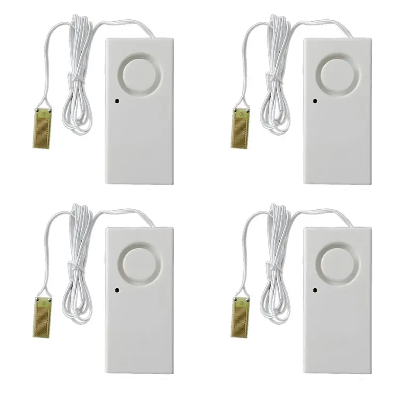 B29C-4X Home Alarm Water Leakage Spot Alarm Detector Independent Water Leak Sensor Detection