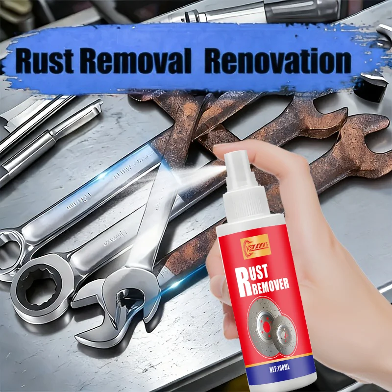 Car Rust Removal and Anti-Rust Spray, Iron Powder Rust Remover, Car Maintenance Cleaning Tools, Car Rust Cleaner for Paint. Gent