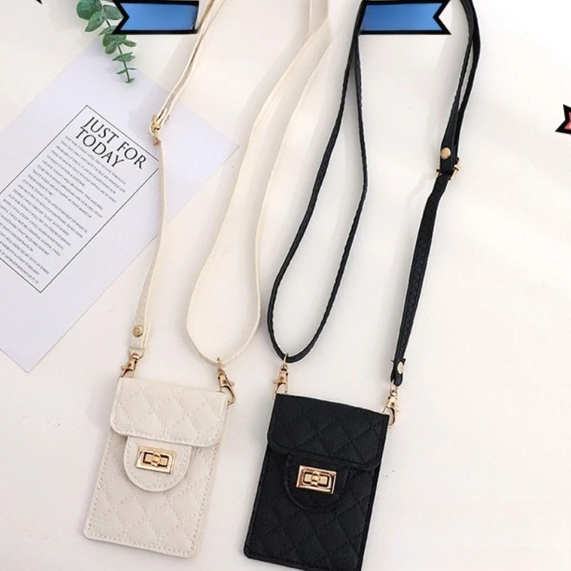 

Fashionable women's diagonal cross small bag personalized versatile portable shoulder bag DIY hanging rope storage mini case bag