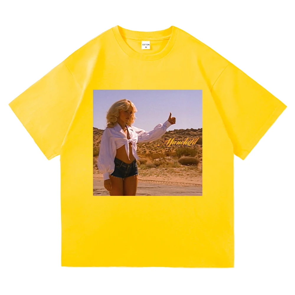 سابرينا نجار أغنية جديدة مانشيلد التي شيرت 2025 موضة الرجال/النساء الملابس الرجعية Harajuku ملابس عالية الجودة بلايز قطنية #6