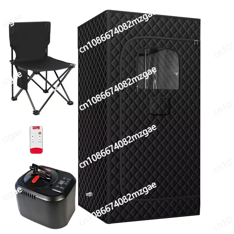 

Quadrilateral sweat room Full body foldable household sweat box Sauna steam box Polygon